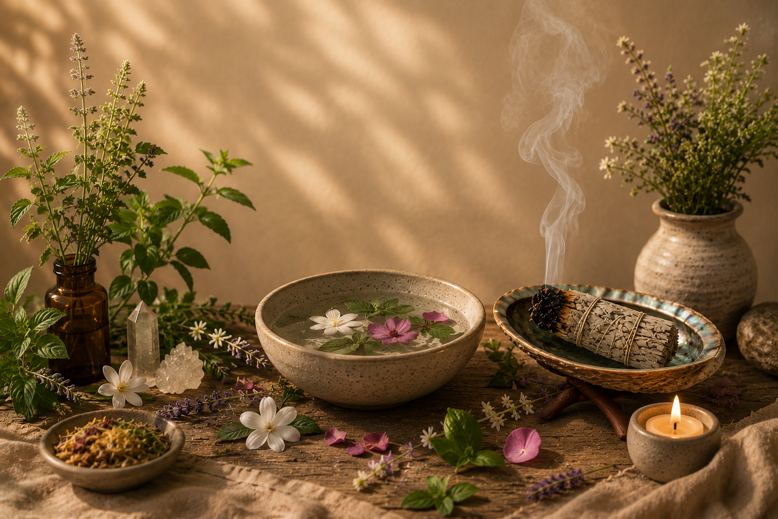 Remote healing session